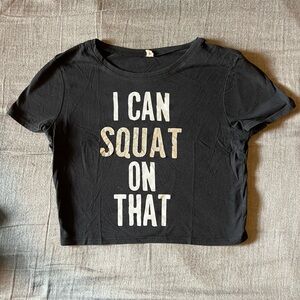 Classic Black Crop Top